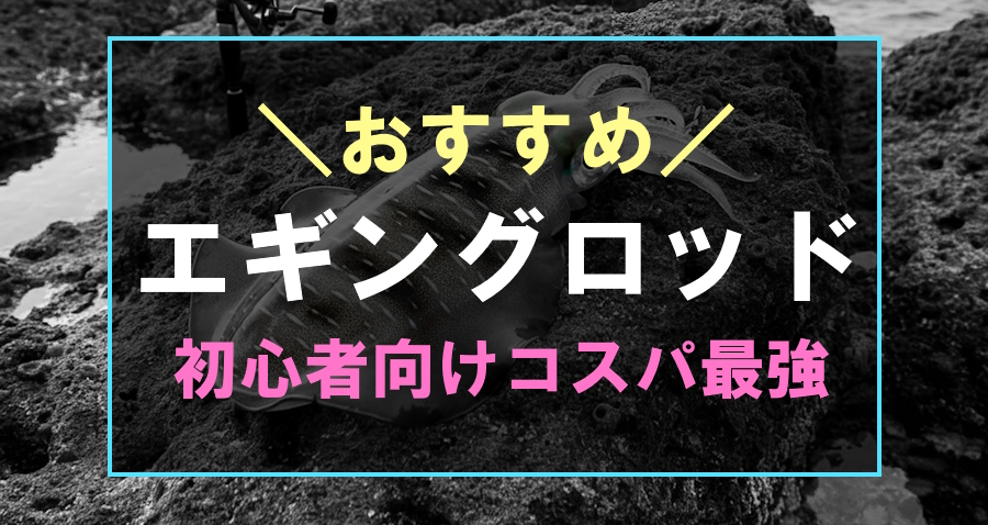 初心者におすすめなコスパ最強のエギングロッド