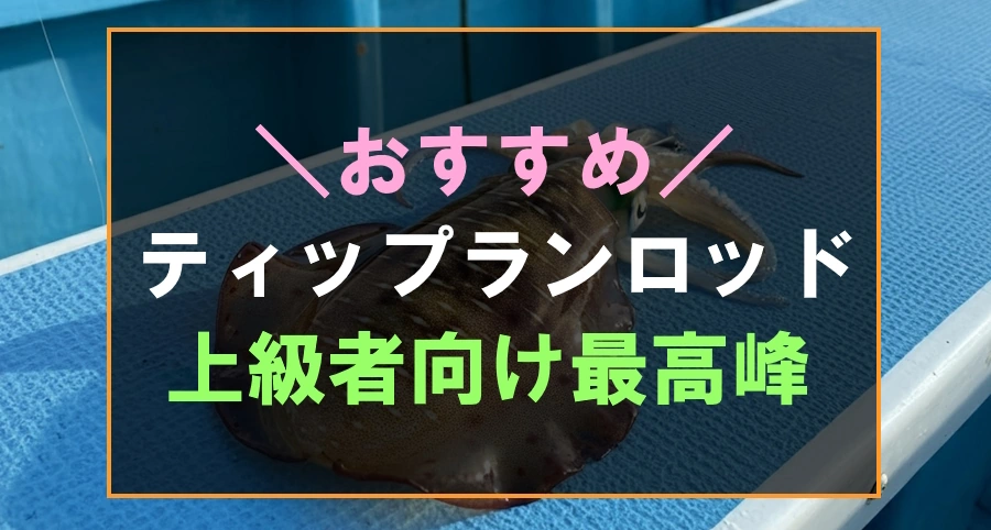 上級者におすすめな最高峰のティップランロッド