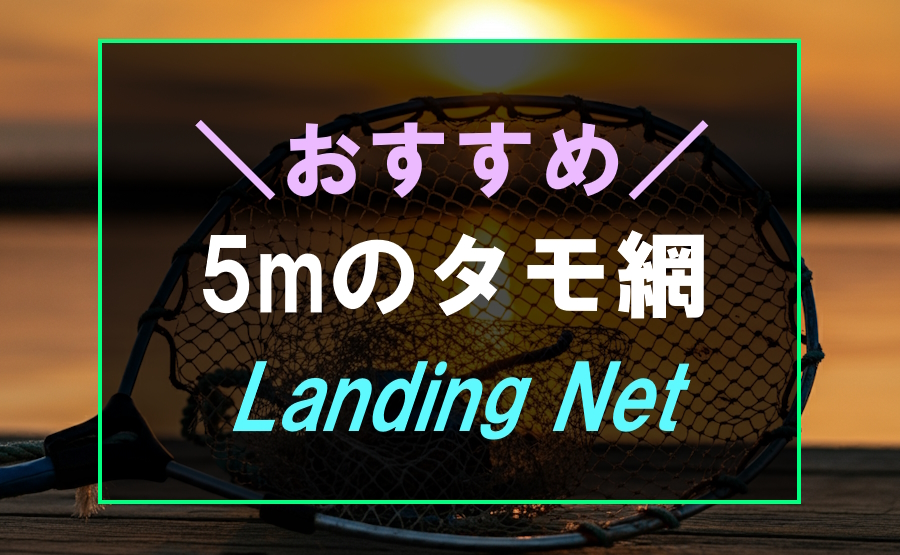 激安も】おすすめな5mのタモ網5選！堤防でも使えるランディングネット | フィッシュリウム