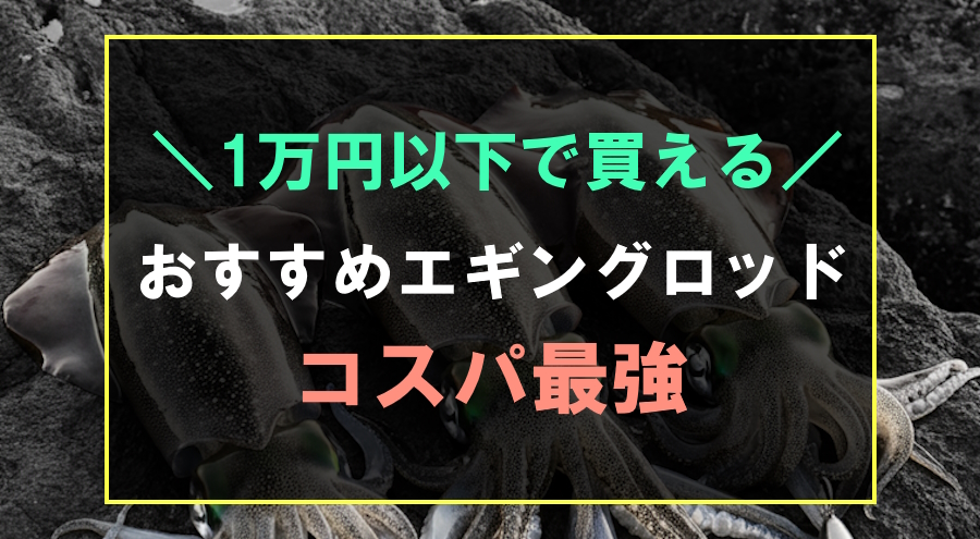 1万円以下のおすすめなエギングロッド