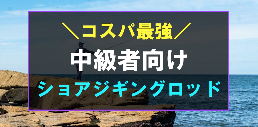 中級者におすすめのショアジギングロッド