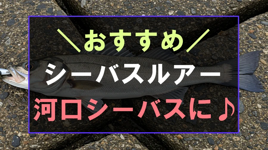 河口シーバスにおすすめなルアー