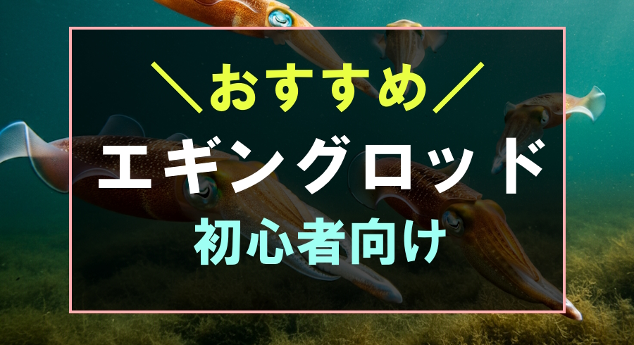 初心者におすすめなエギングロッド