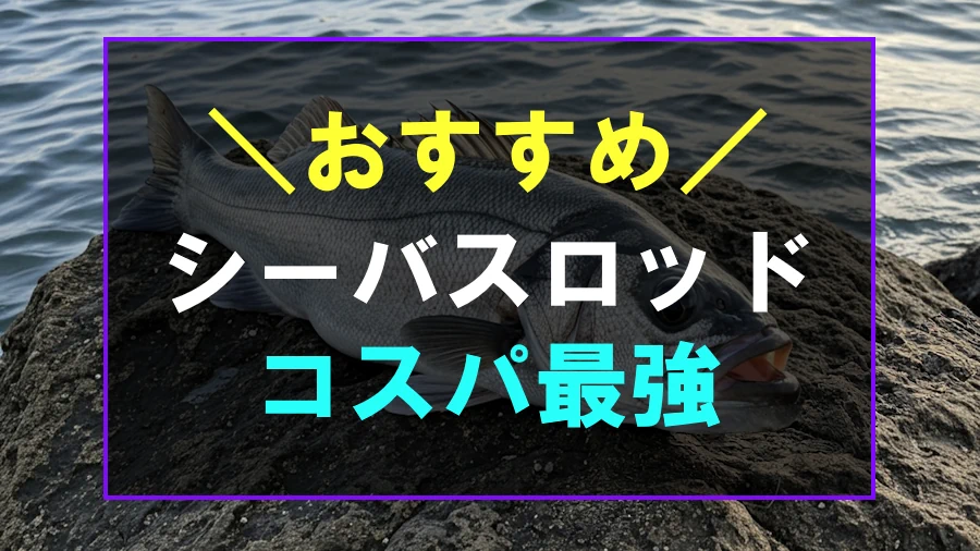 コスパ最強でおすすめなシーバスロッド