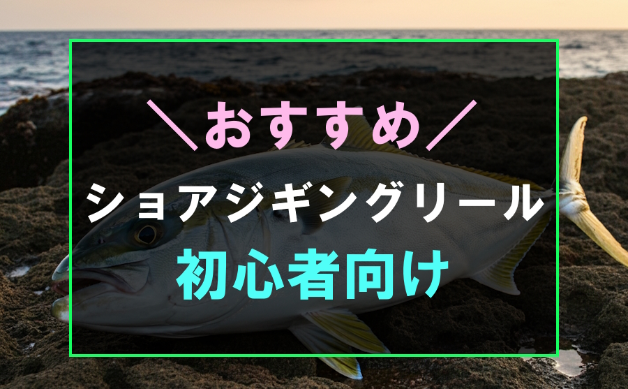 初心者におすすめなショアジギングリール