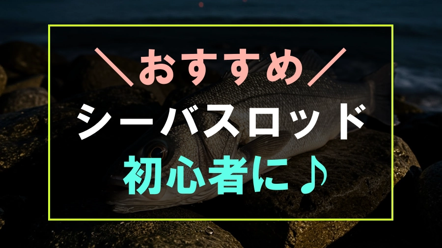 初心者におすすめなシーバスロッド